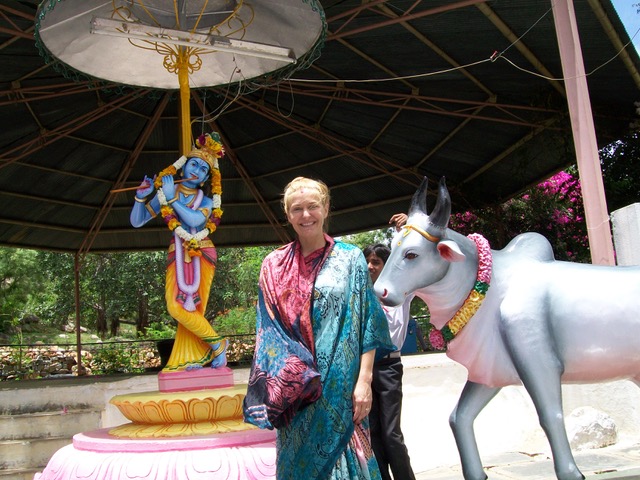 Ki with Krishna & the Sacred Cow